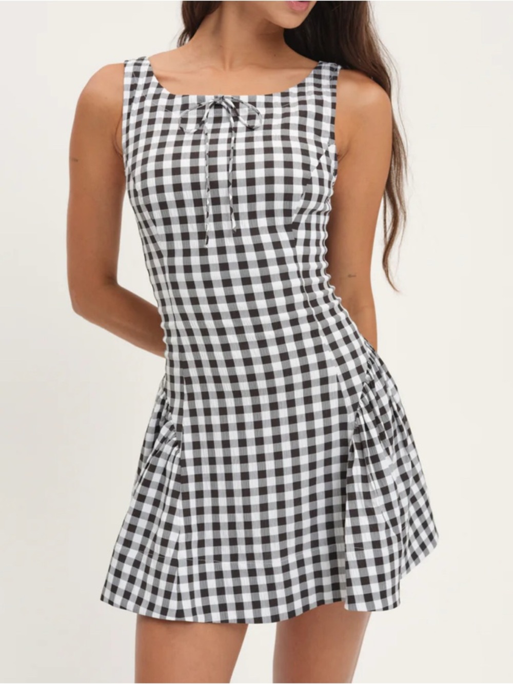 FLL gingham mini dress